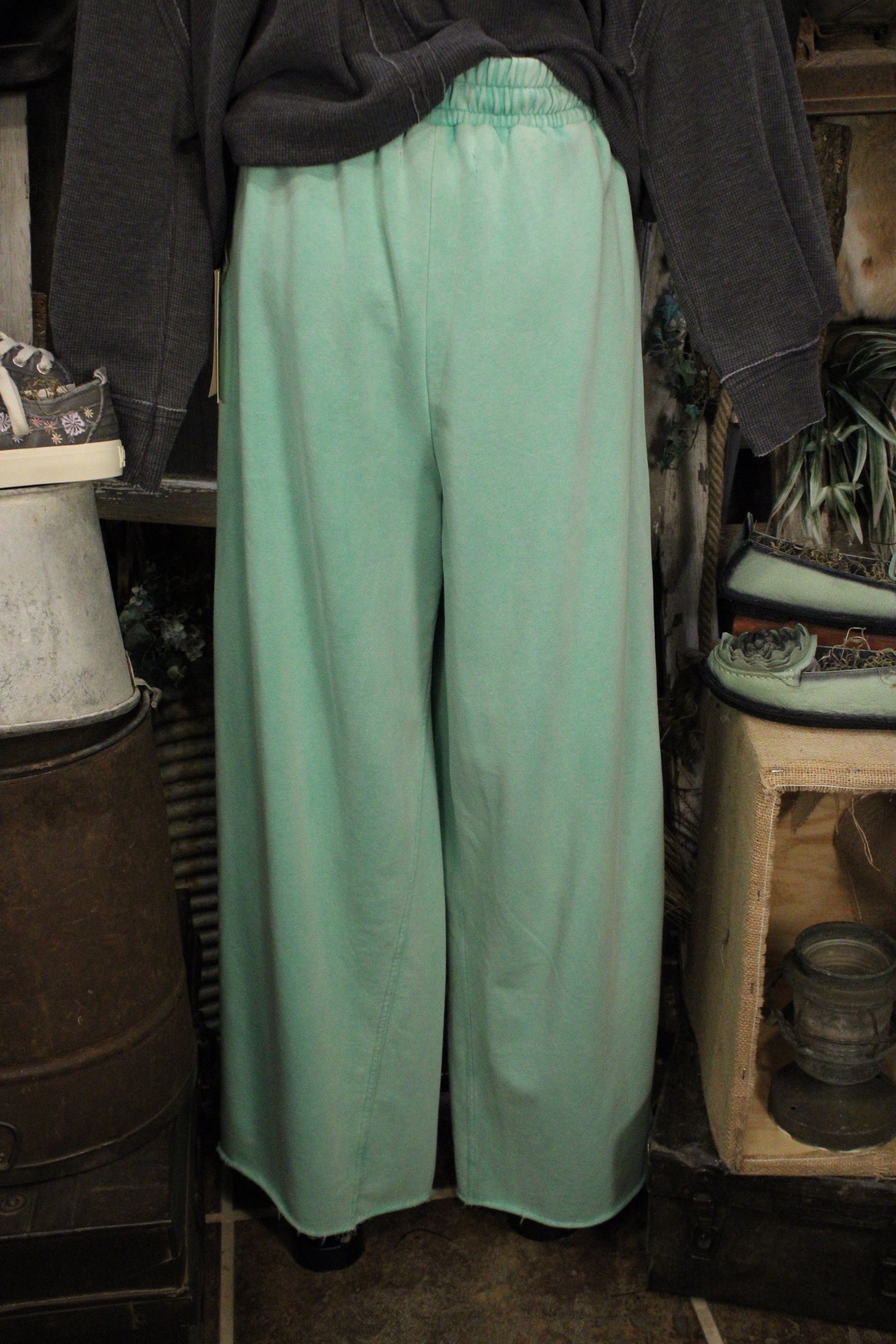 Dreamy Drape Mint Pants