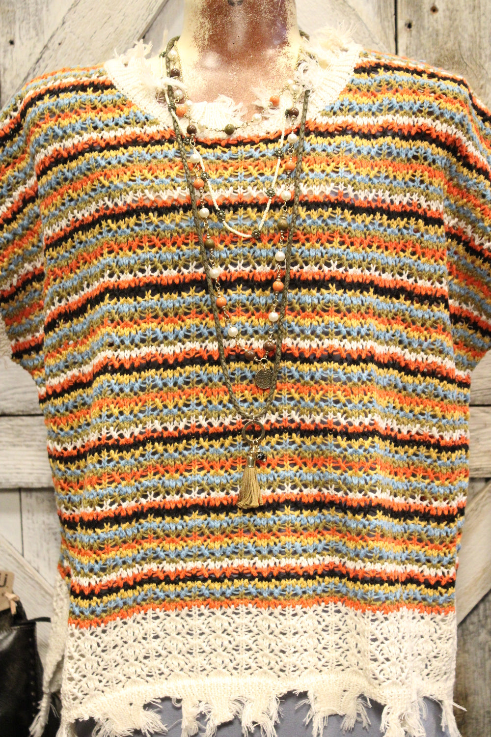 Shabby Chic Open Weave