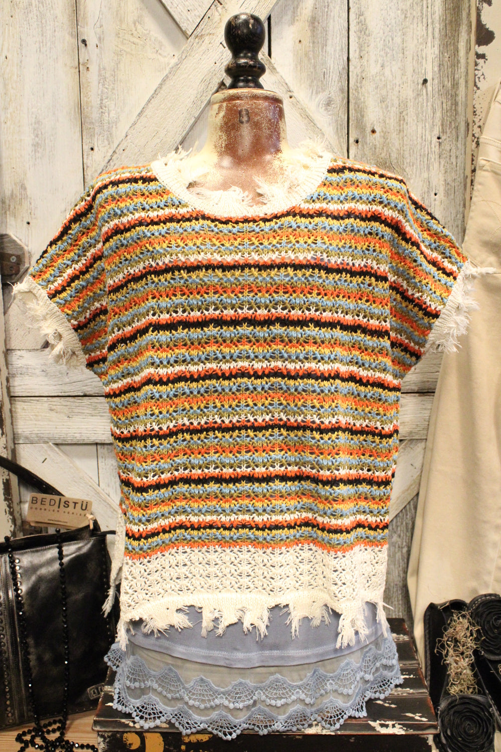 Shabby Chic Open Weave