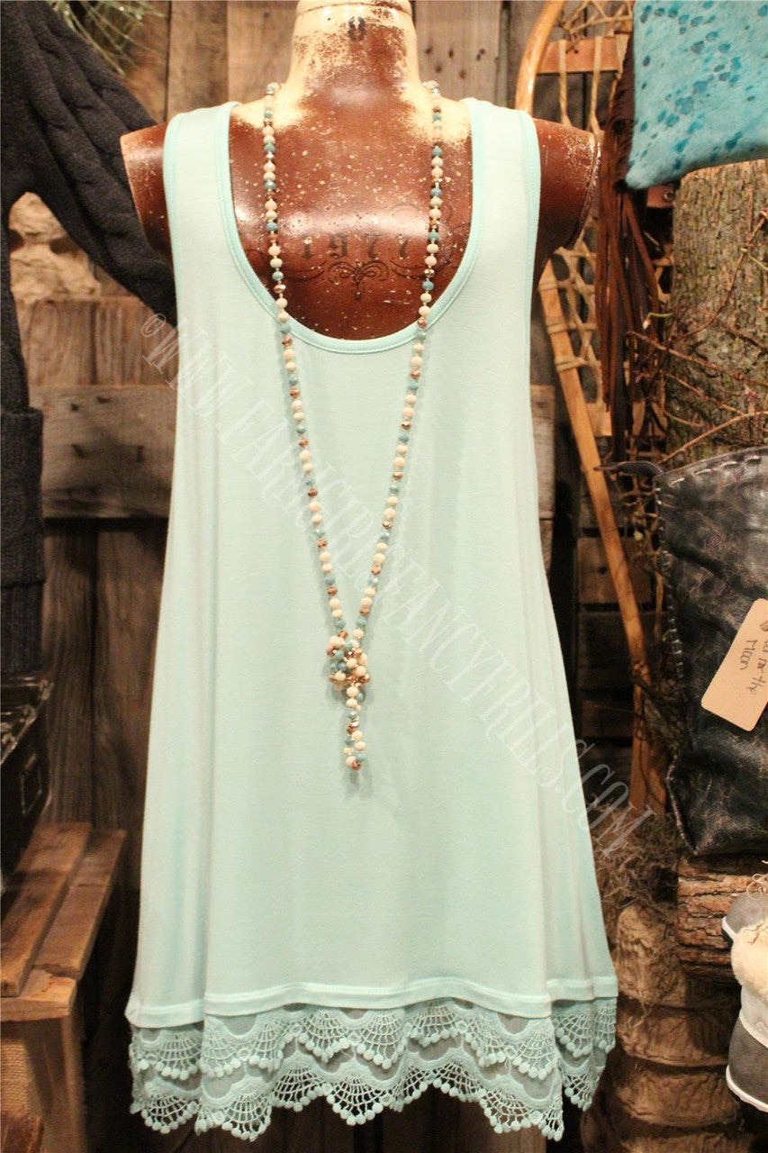 Layering Basic Tank, Farm Girls Fancy Frills