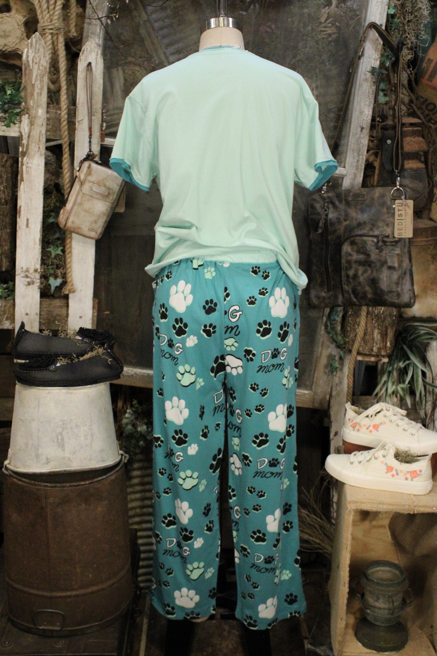 Dog Mom Cotton Pajama Set