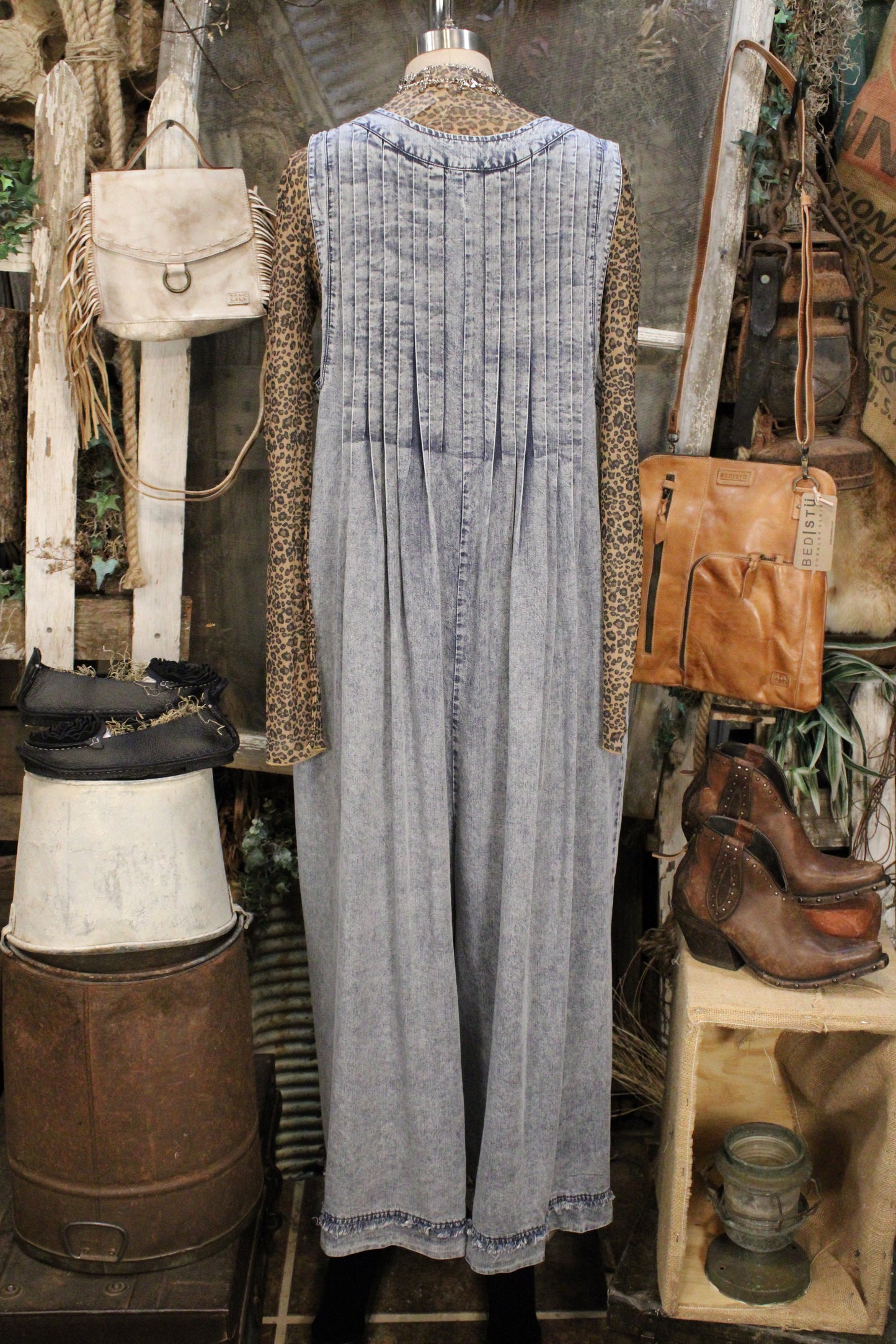 Blue Skies Capri Romper