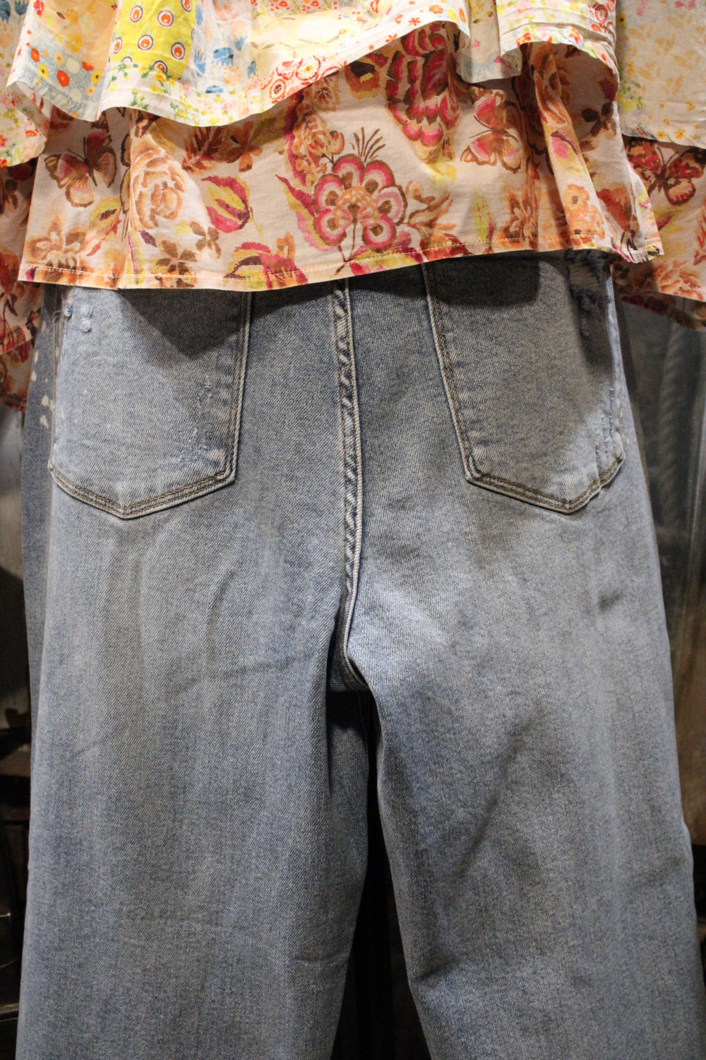 Bleach Splattered MR Judy Blue Jeans