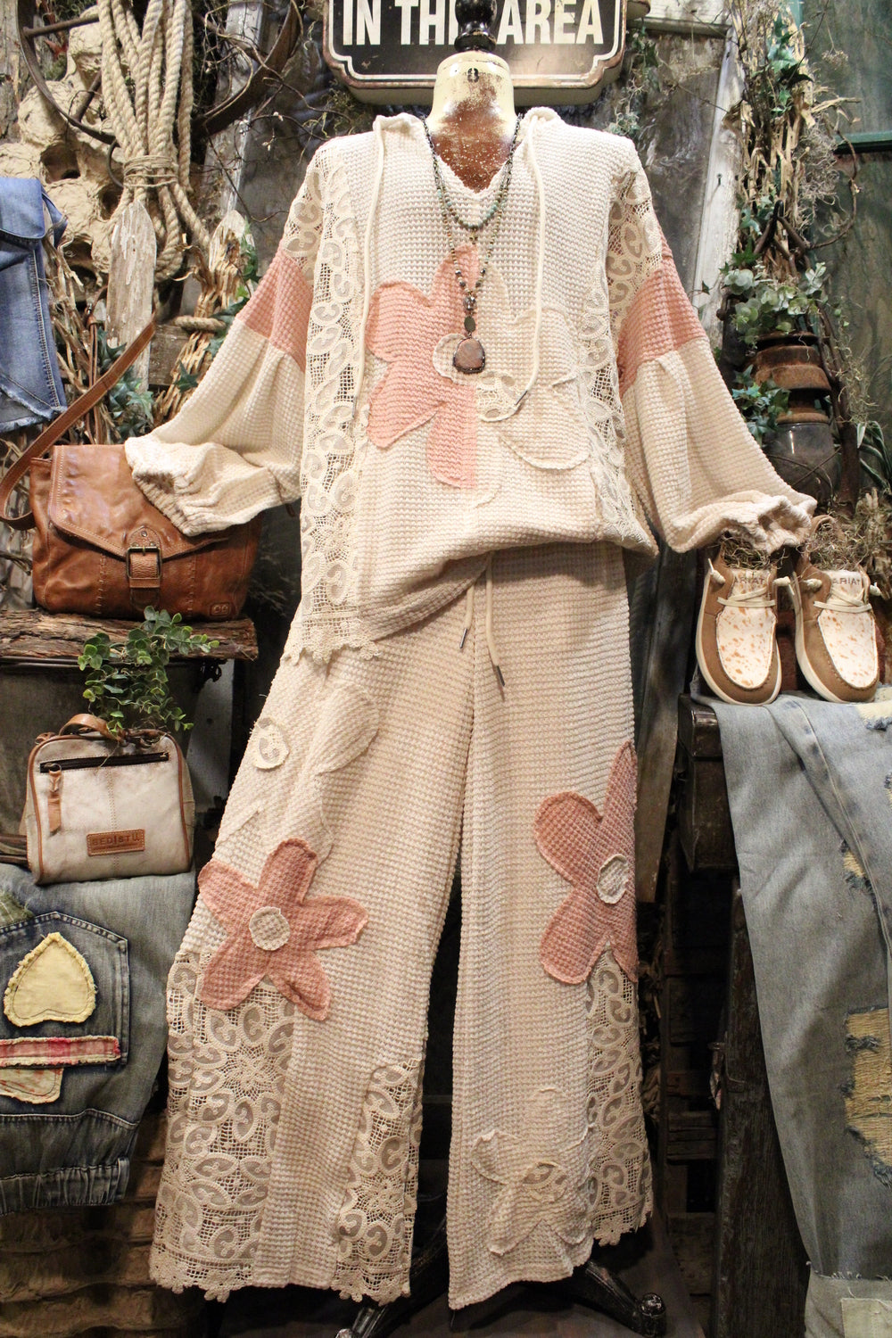 Lacy Lucy Thermal Knit Pants