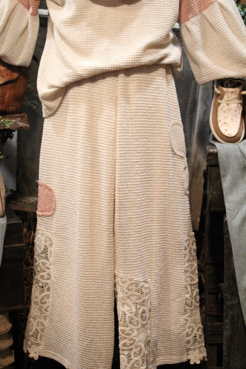 Lacy Lucy Thermal Knit Pants