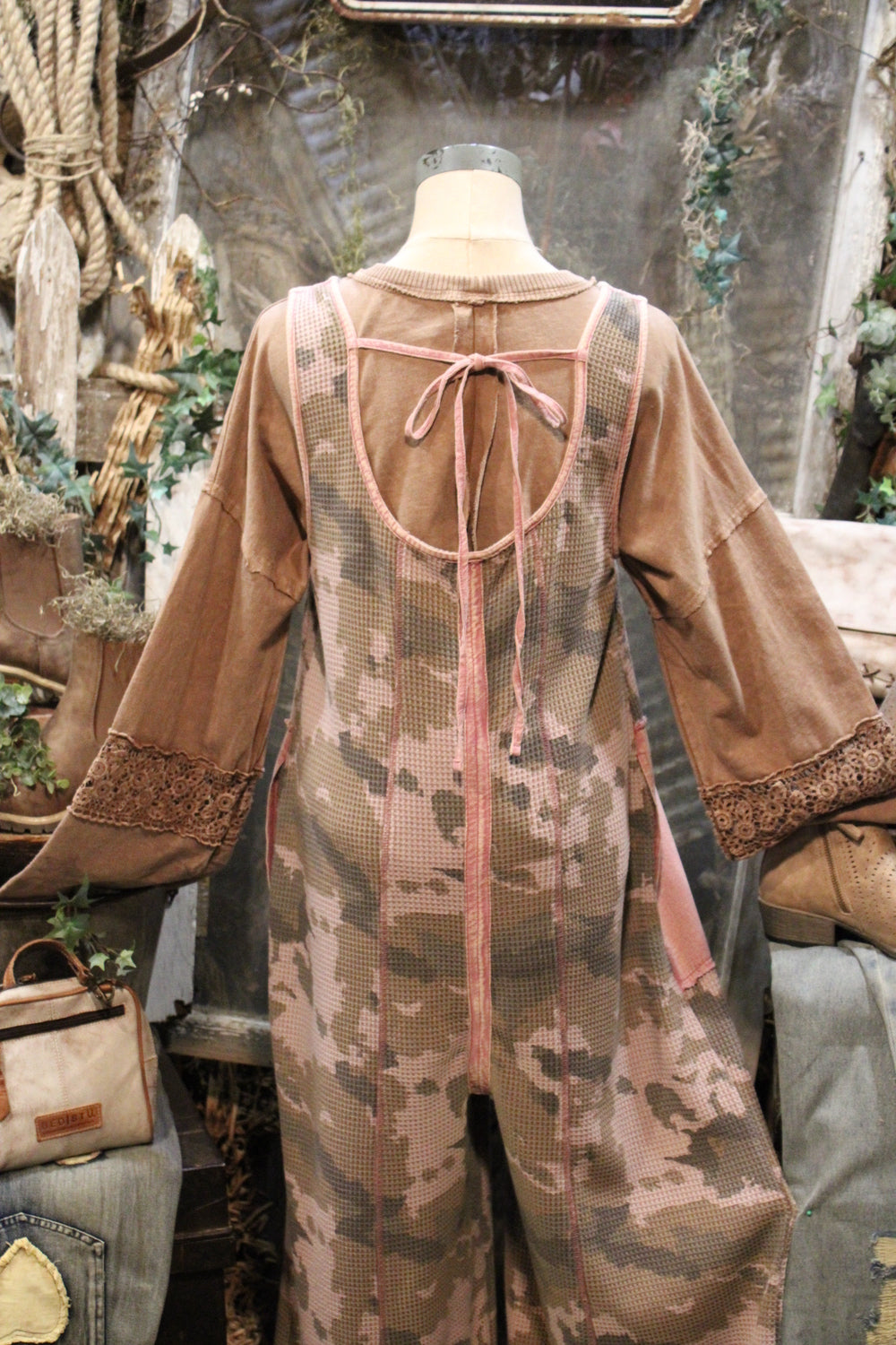 Hidden Rose Camp Overalls
