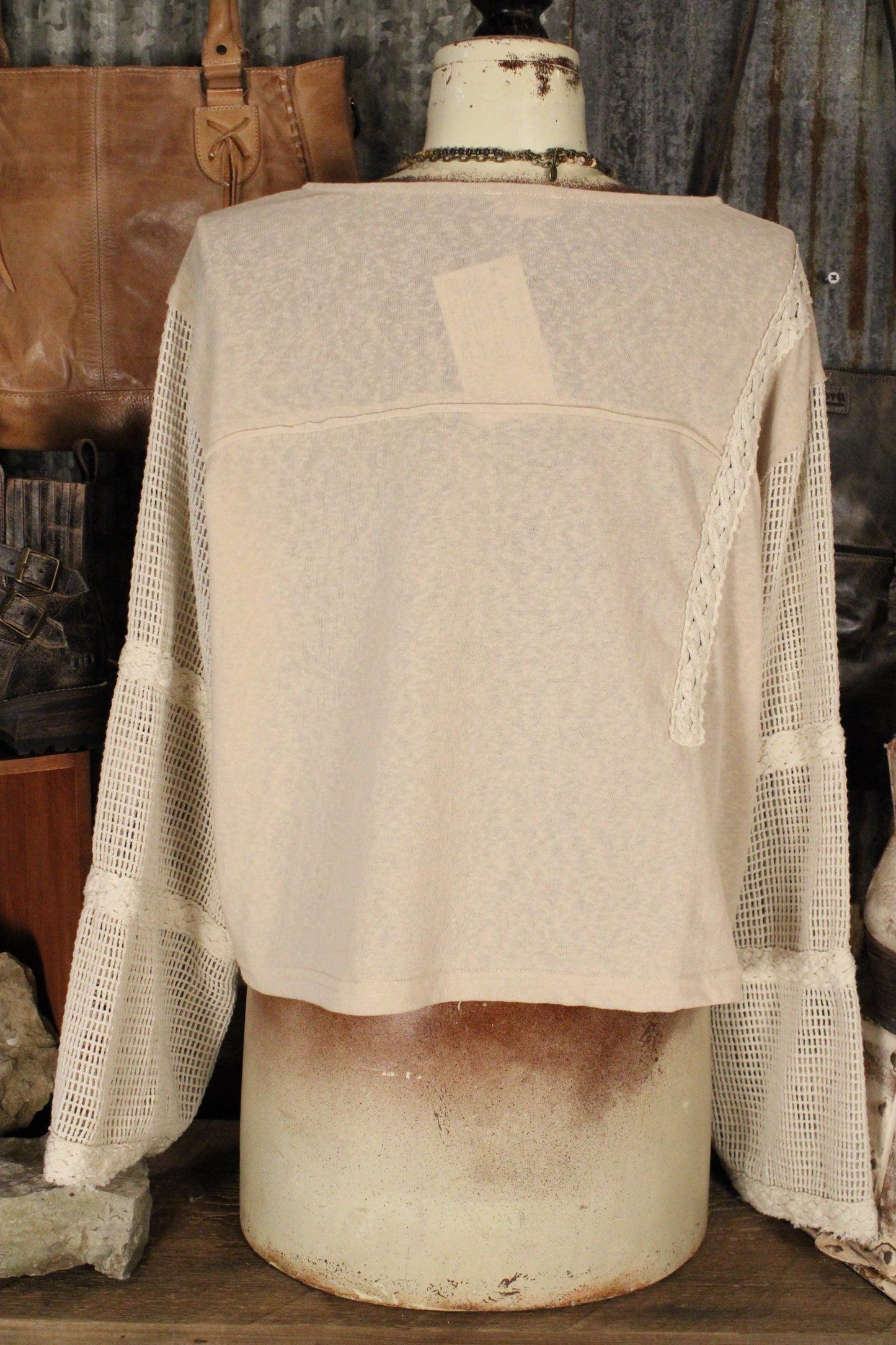 Coconut Cream Casual Blouse