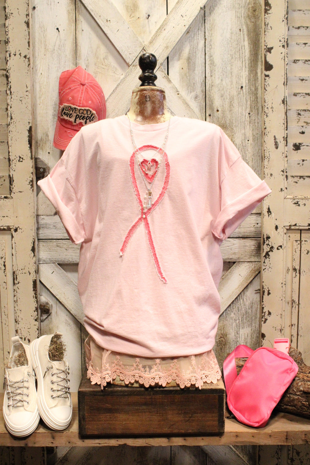 FGO Breast Cancer Awareness Ribbon T-Shirt