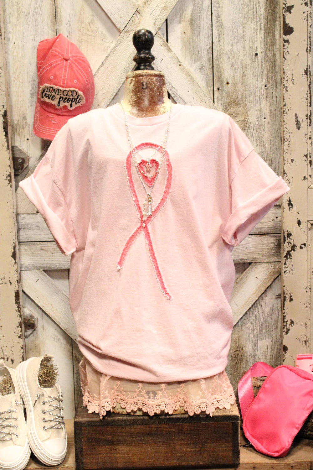 FGO Breast Cancer Awareness Ribbon T-Shirt