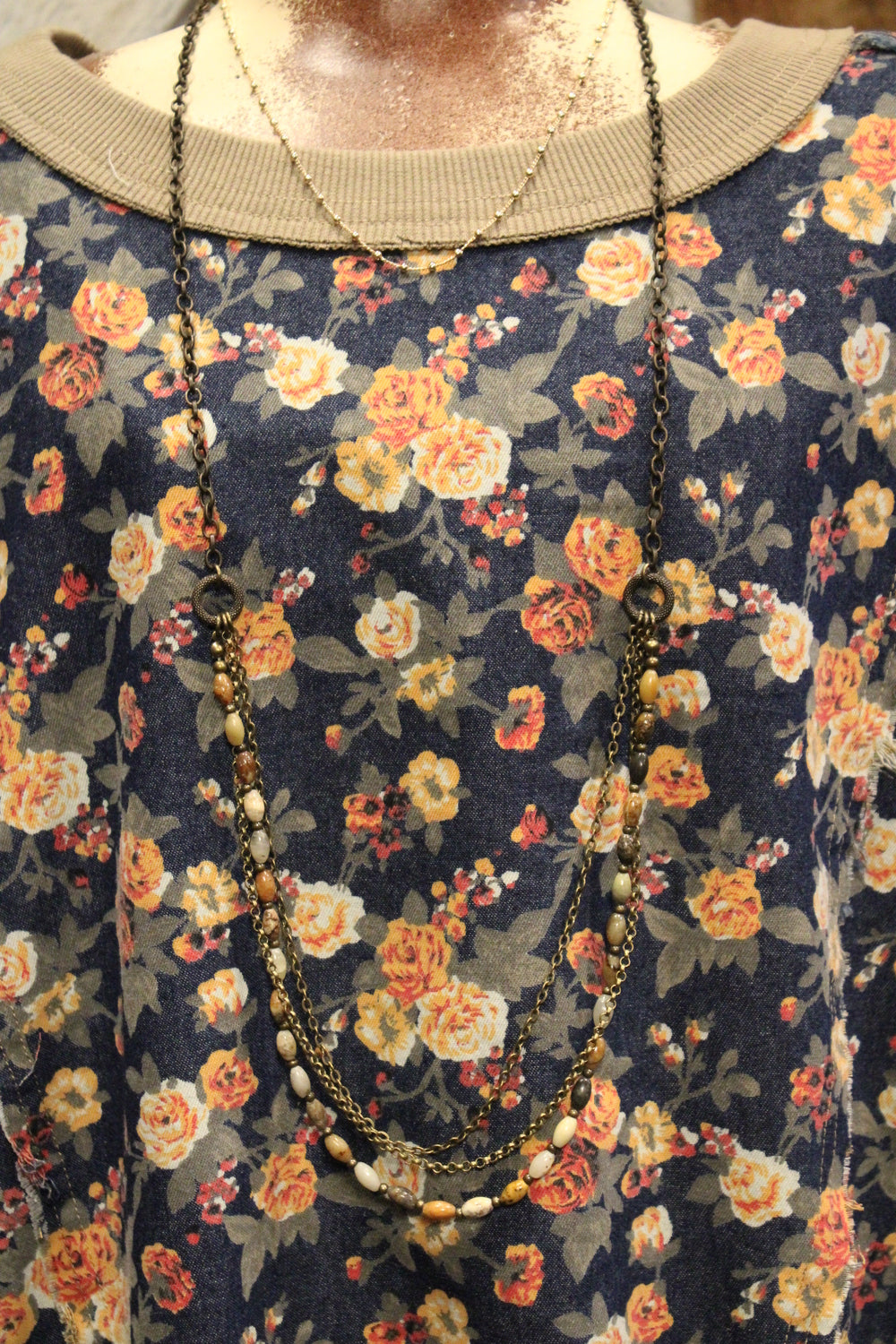 Rust & Roses Denim Casual