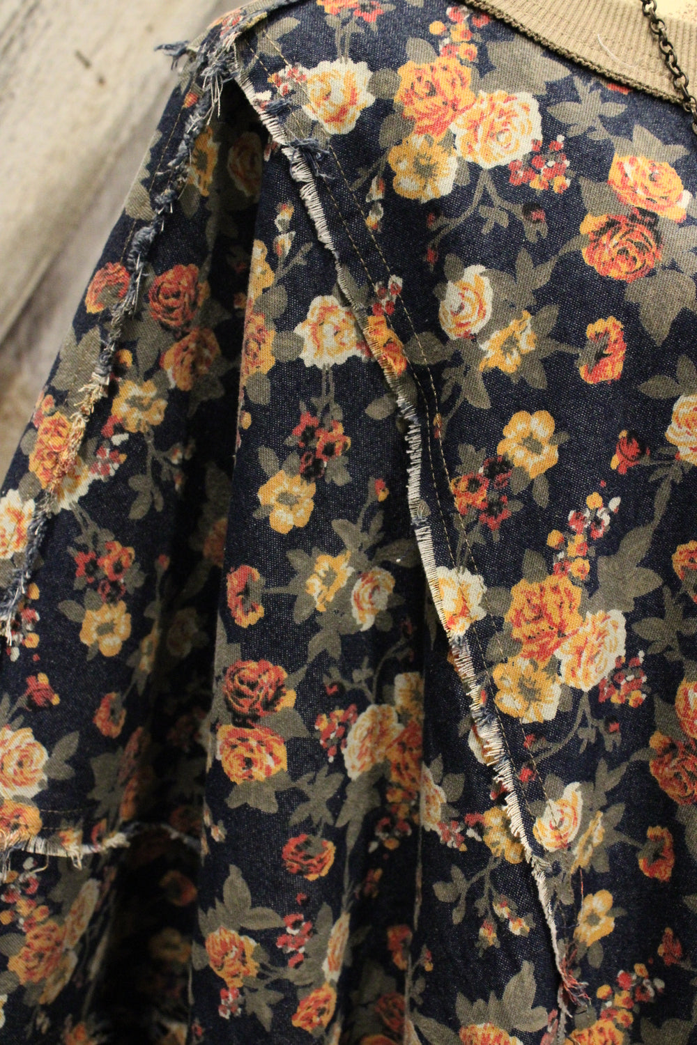 Rust & Roses Denim Casual