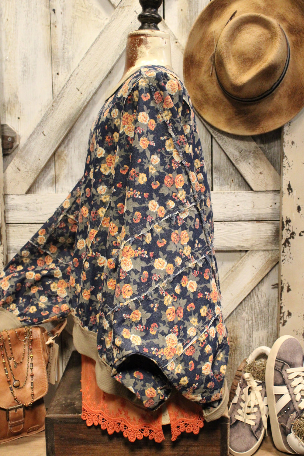 Rust & Roses Denim Casual