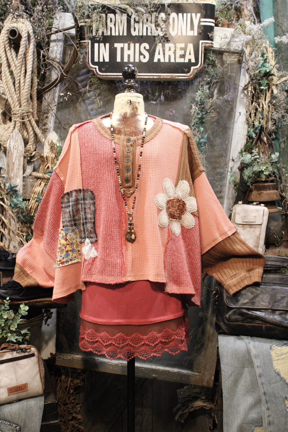 Apricot Lane Patch Sweater