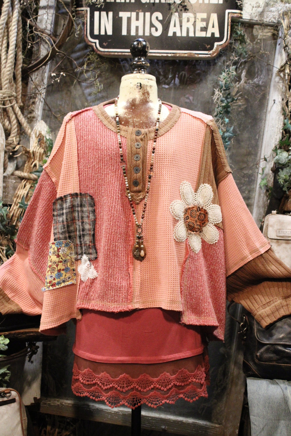 Apricot Lane Patch Sweater