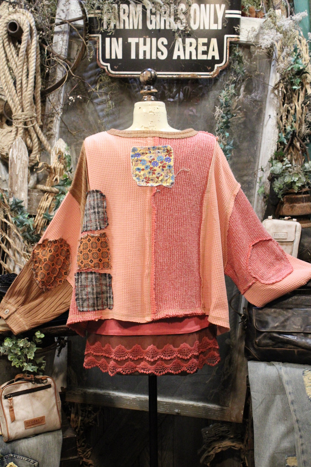 Apricot Lane Patch Sweater