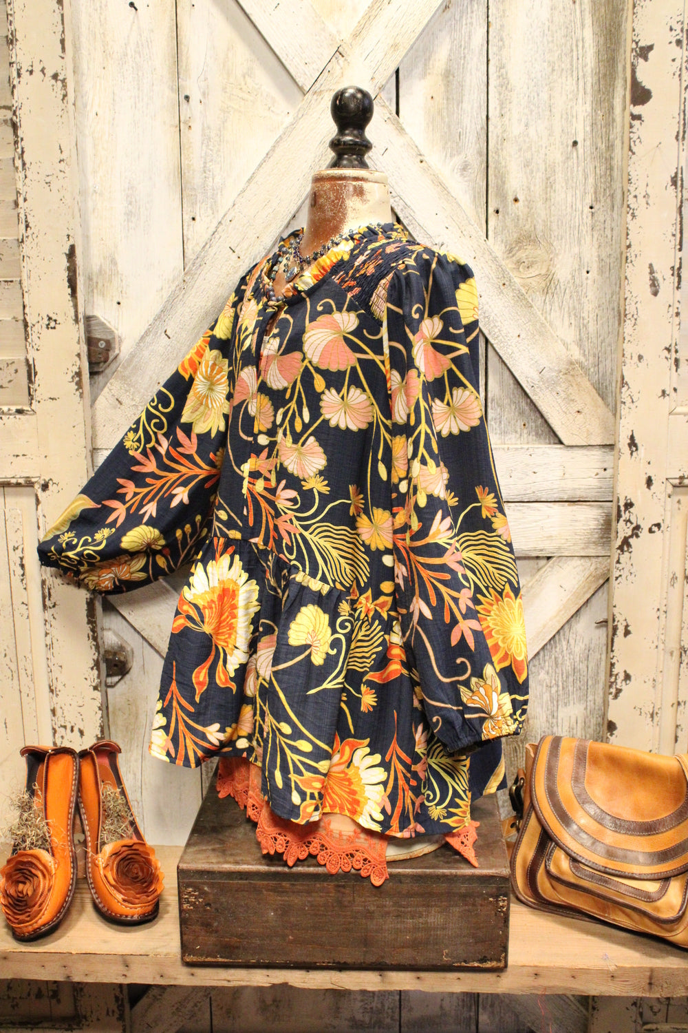 Frolicking Floral Blouse