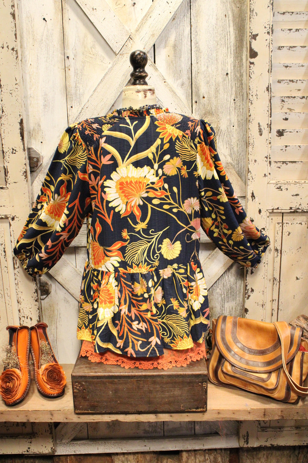 Frolicking Floral Blouse