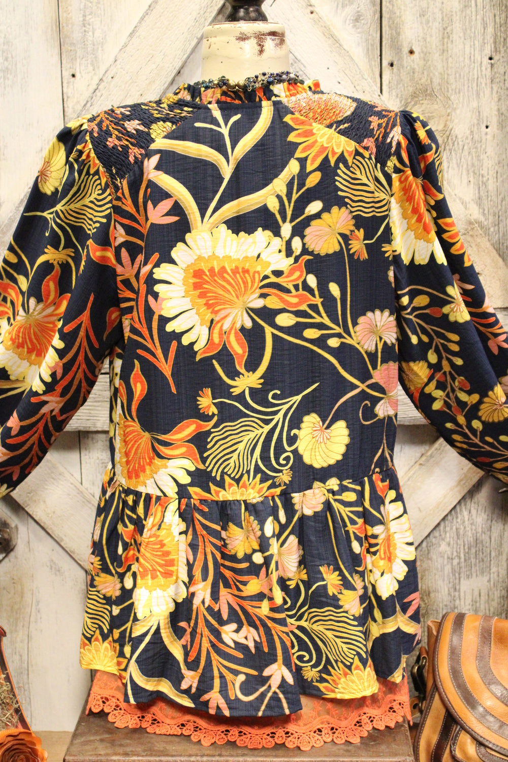 Frolicking Floral Blouse