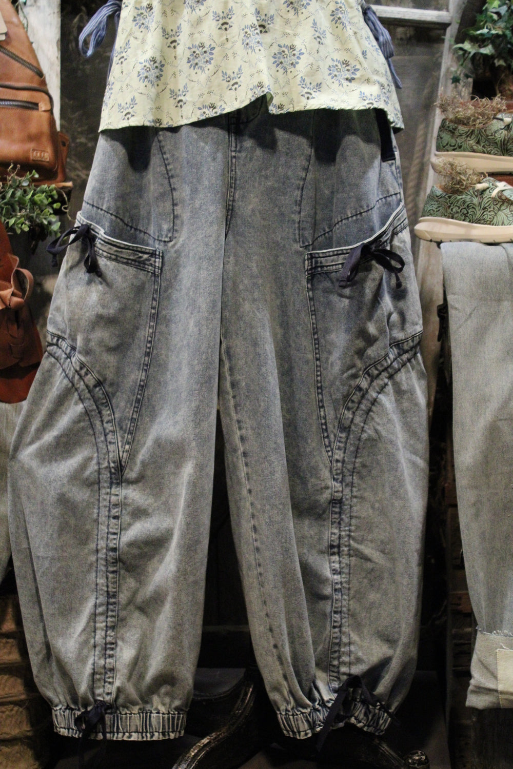 Washed Blues Jeans