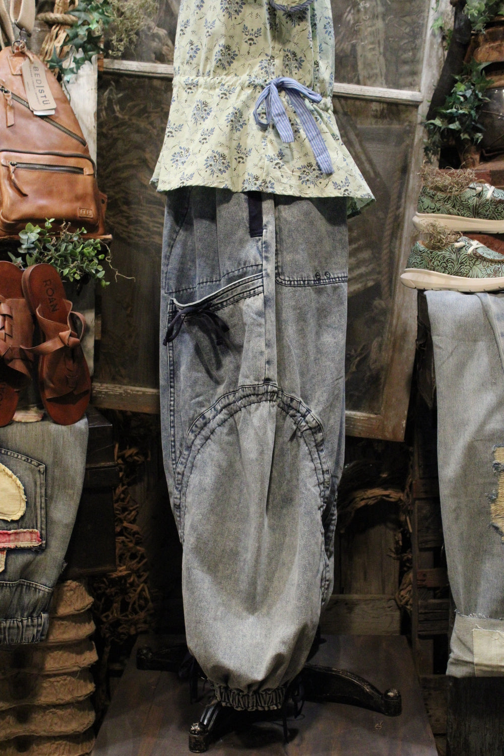 Washed Blues Jeans