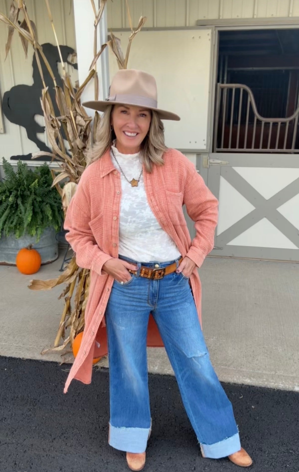 Western Spirit Shirt Dress