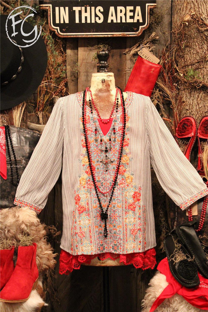 women's blouse, farm girls fancy frills