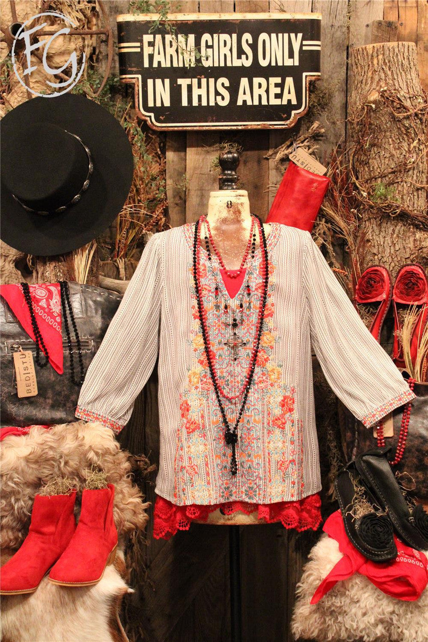 women's blouse, farm girls fancy frills