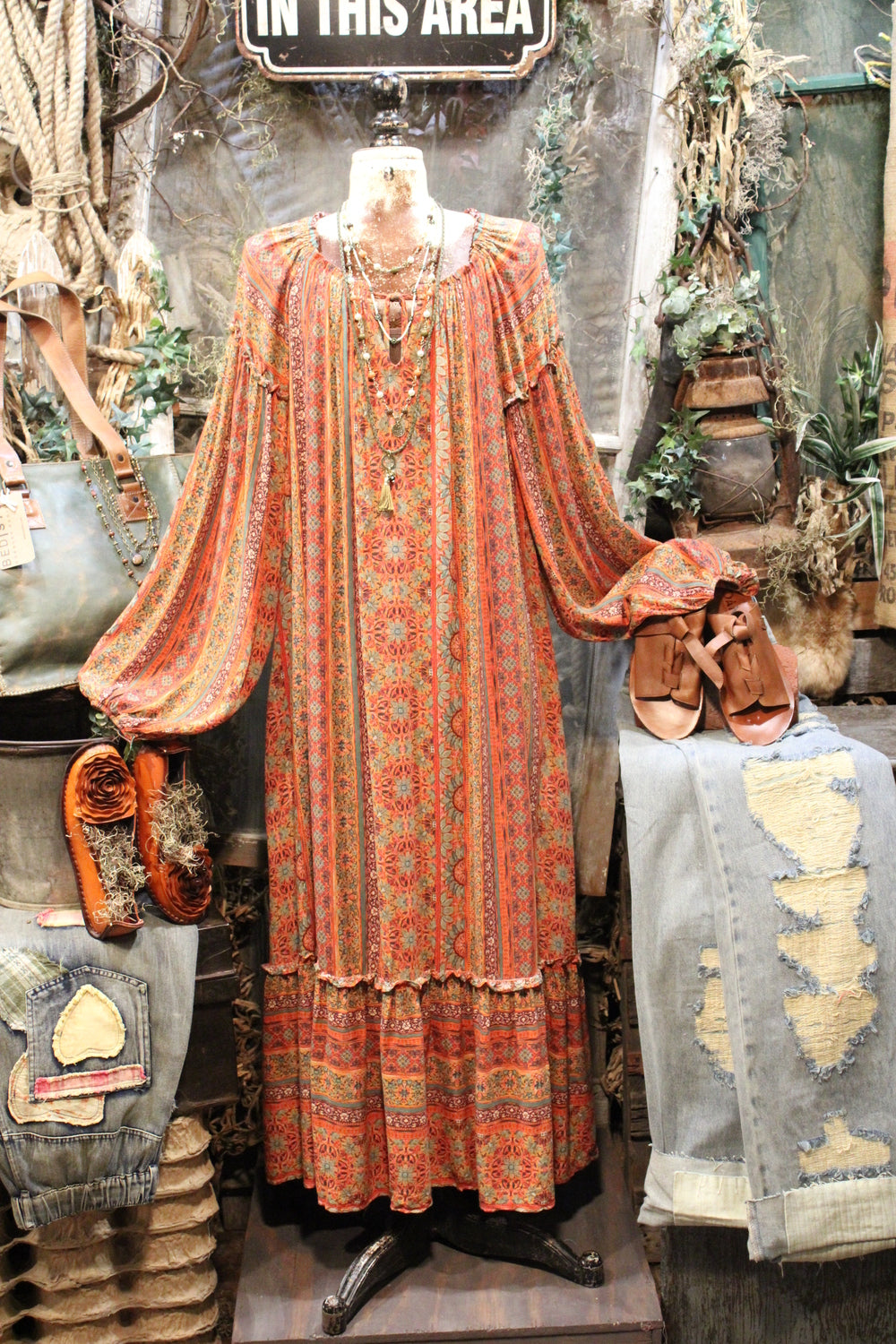 Crimson Clover Maxi Dress