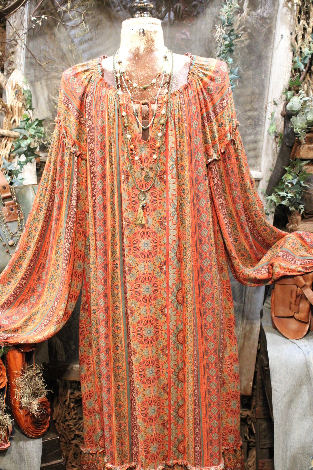 Crimson Clover Maxi Dress
