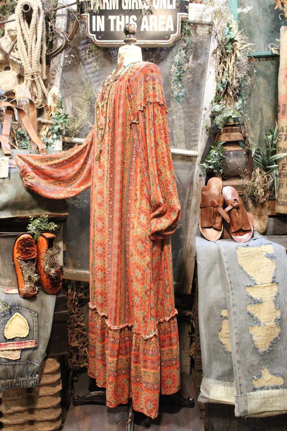 Crimson Clover Maxi Dress
