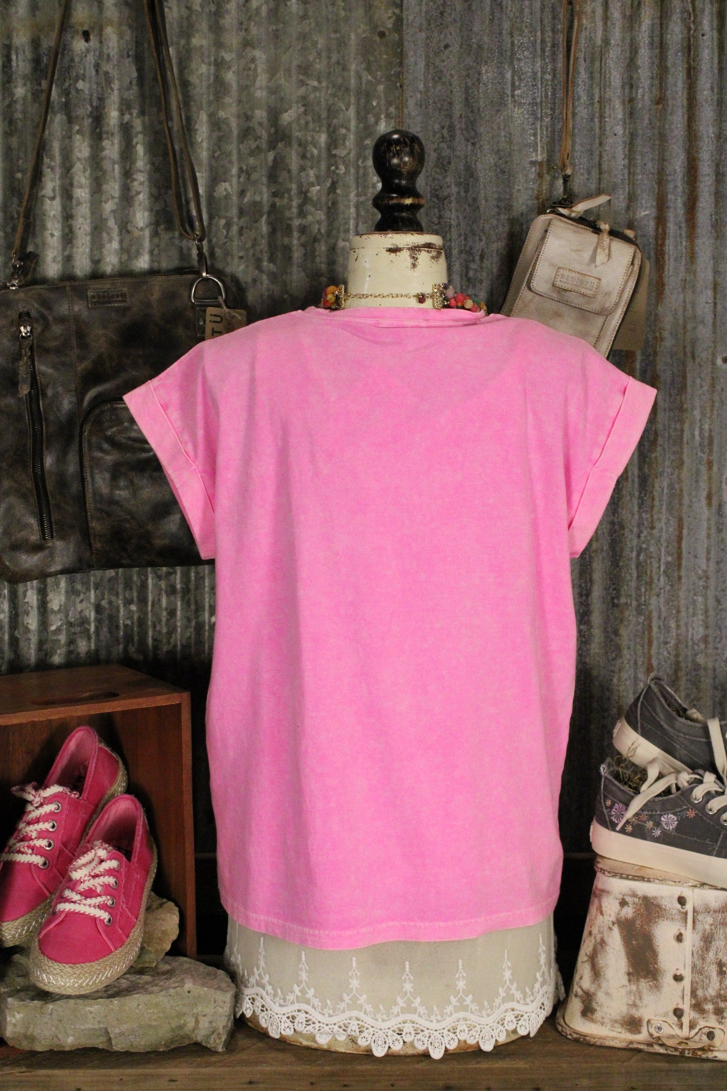 Cloud Soft Candy Pink Cotton Top