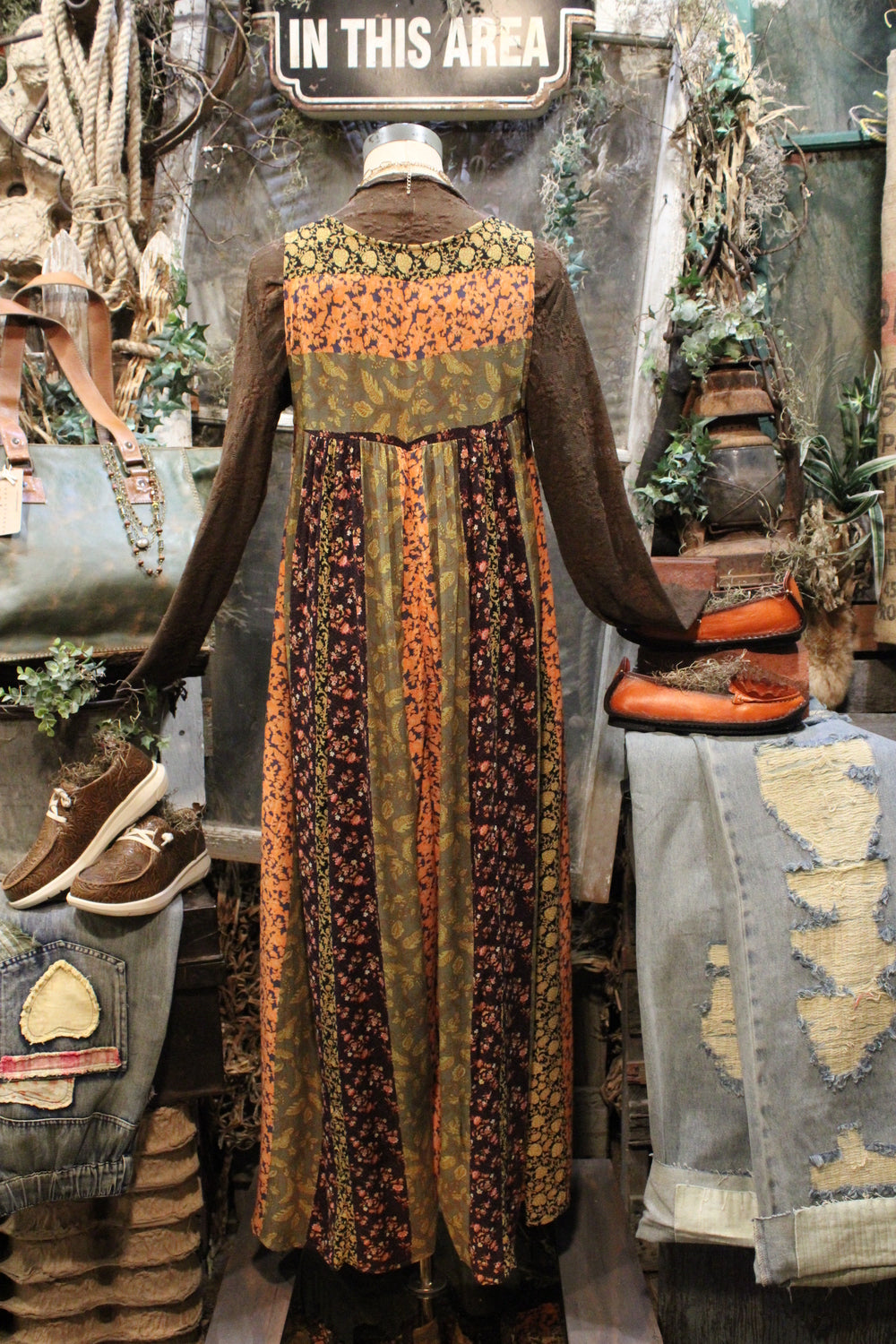 Backroad Orange Floral Romper