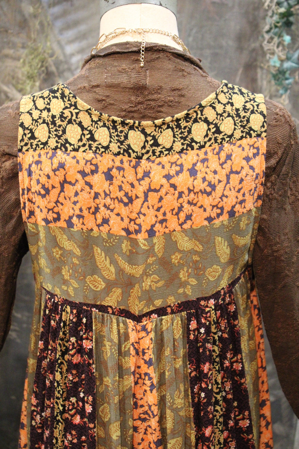 Backroad Orange Floral Romper