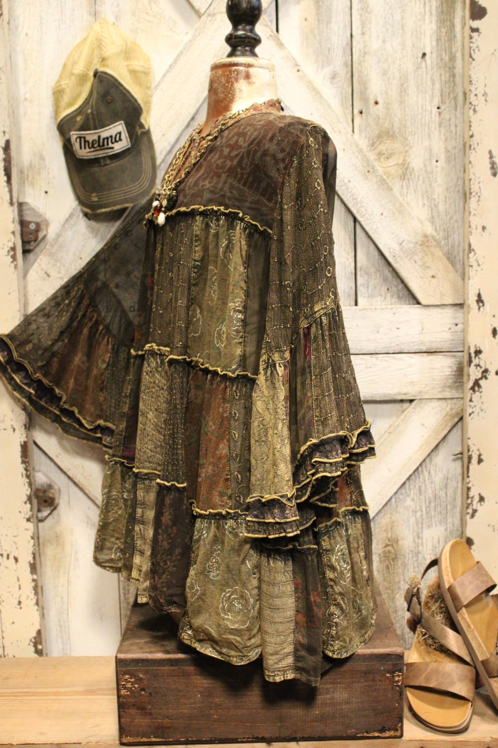 Weekend Hippie Amber Patchwork Tunic