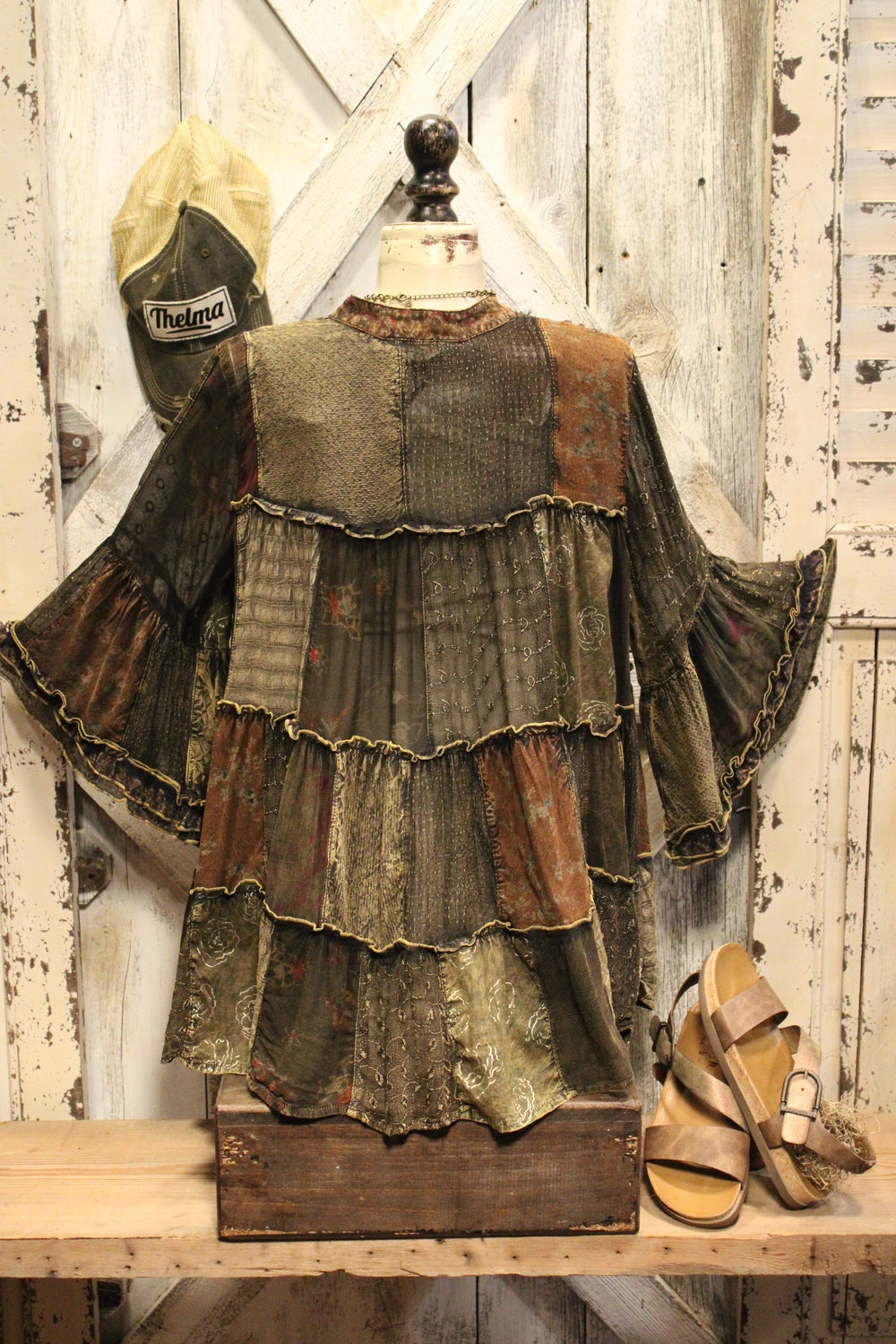 Weekend Hippie Amber Patchwork Tunic