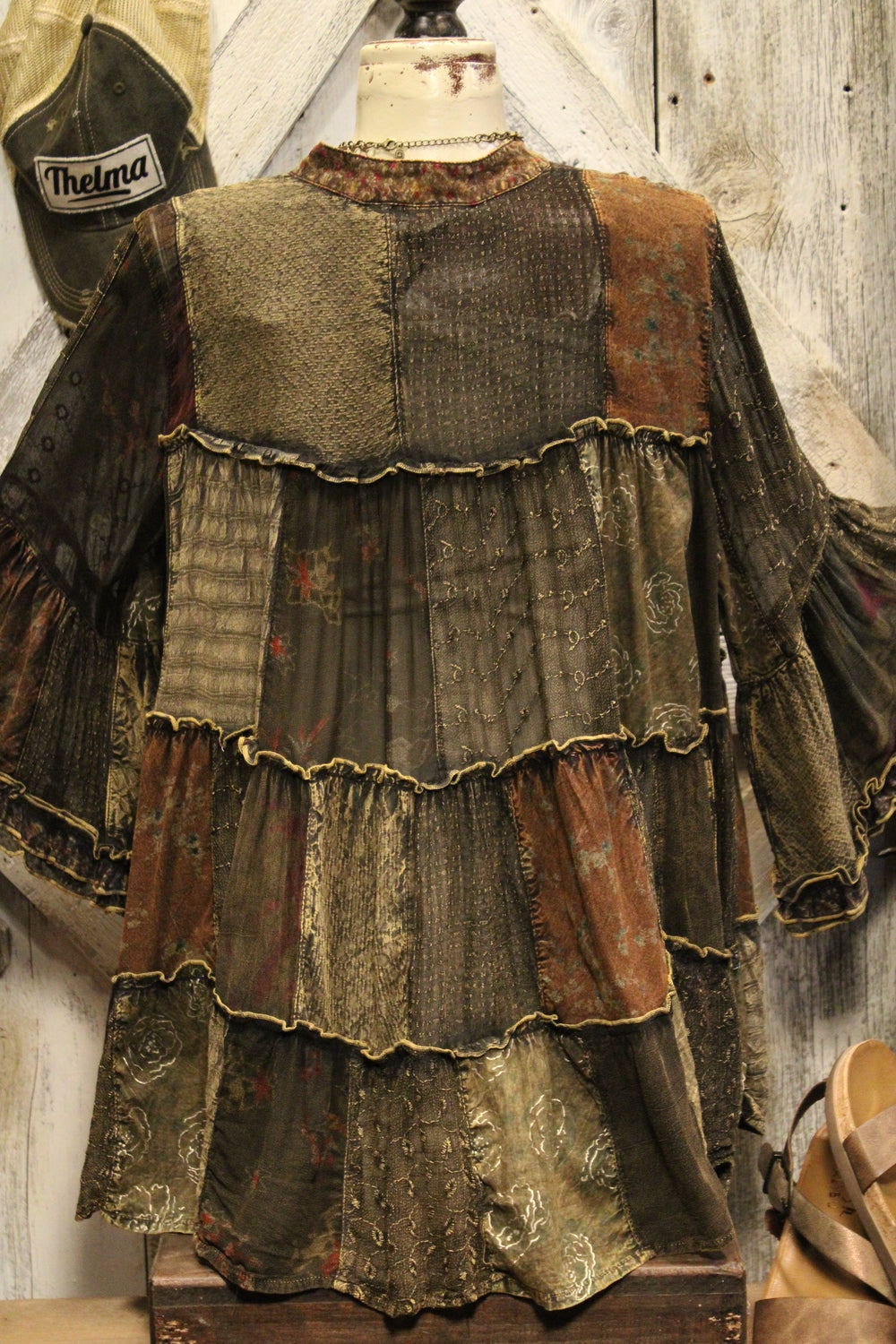 Weekend Hippie Amber Patchwork Tunic