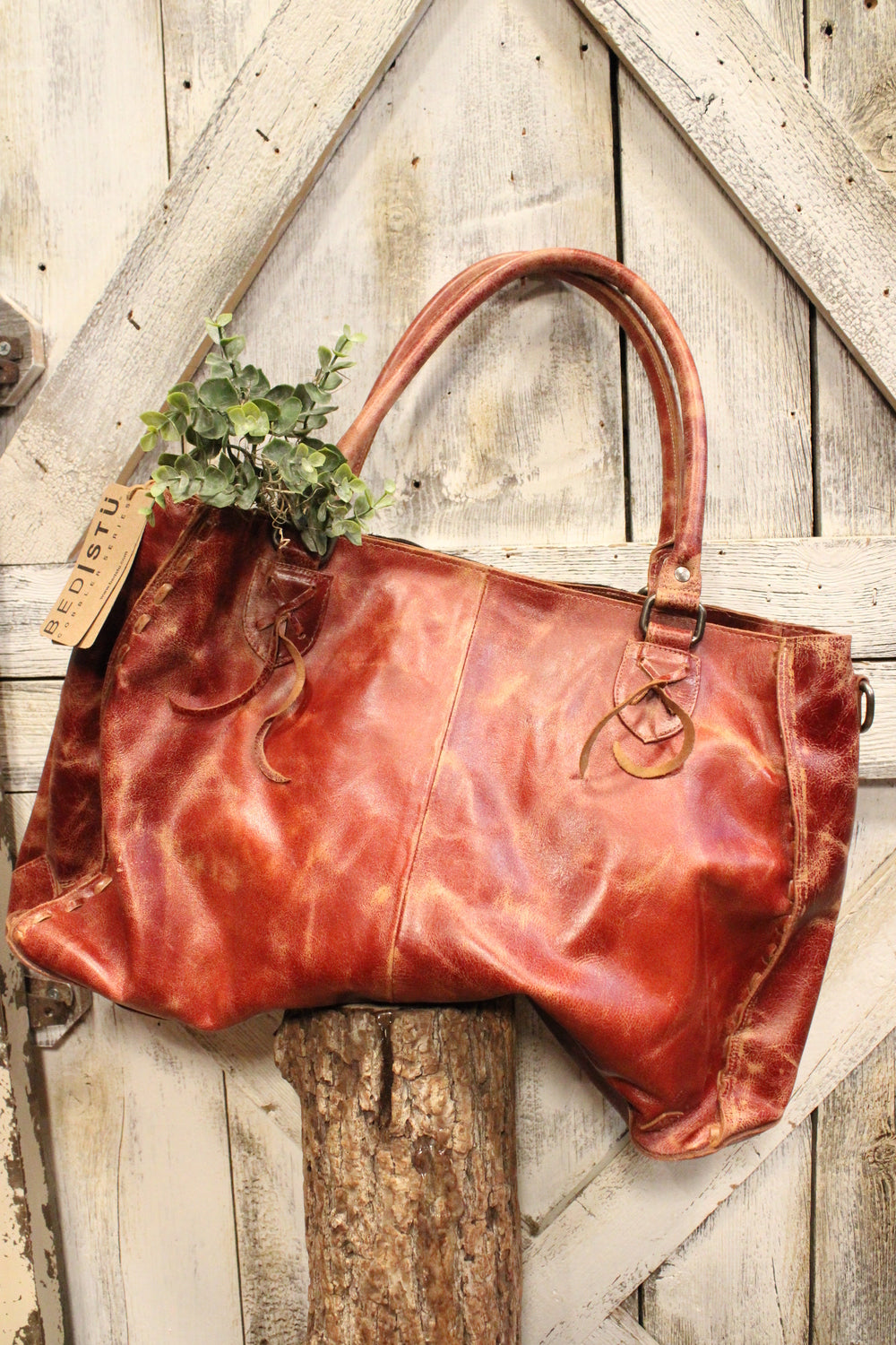 Bed|Stu Rockaway Cherry Lux Handbag