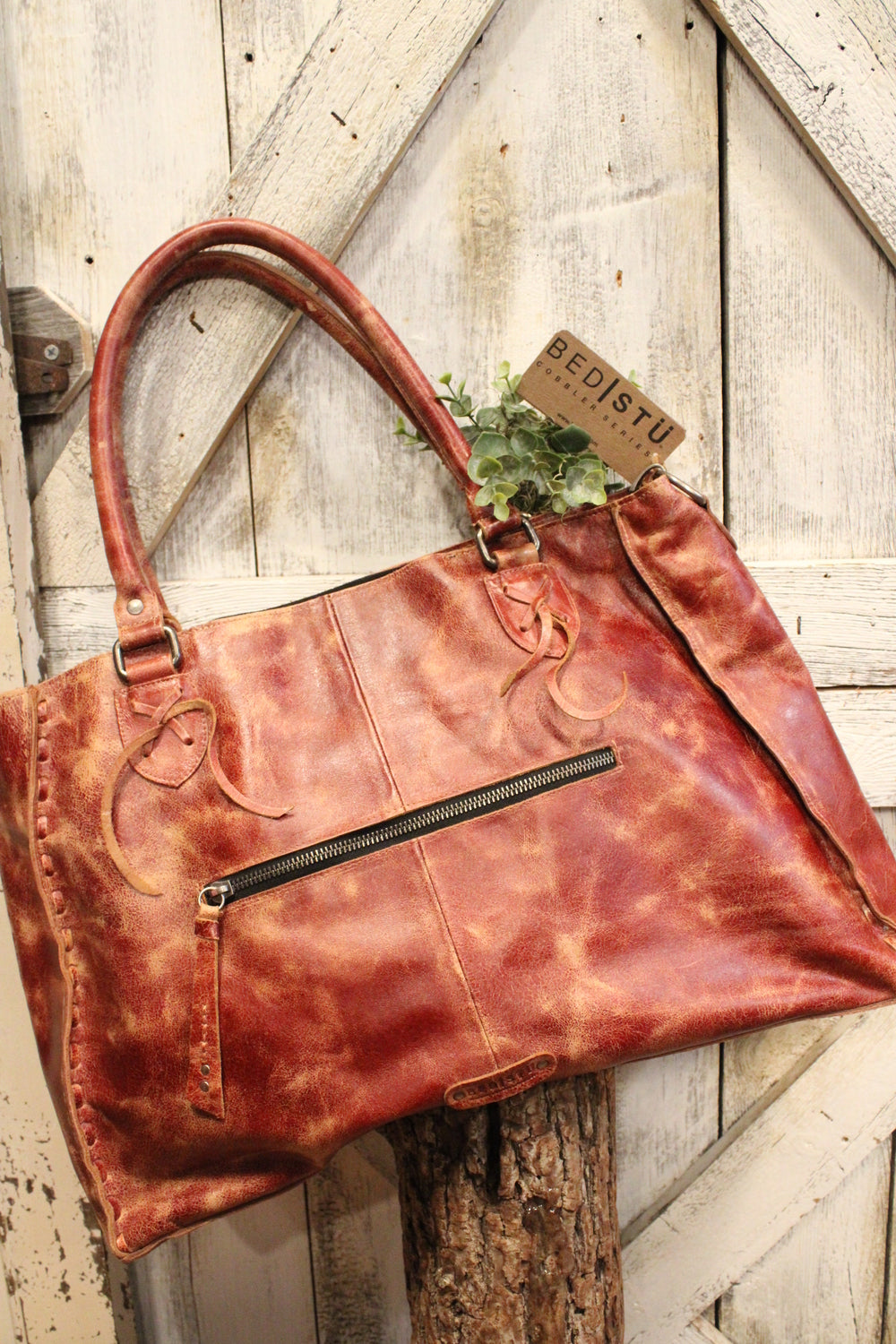 Bed|Stu Rockaway Cherry Lux Handbag