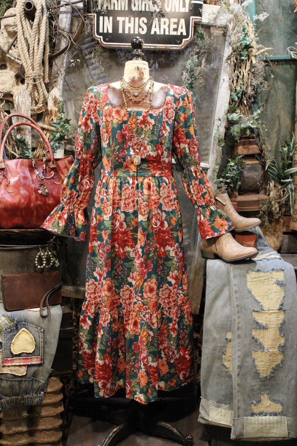 Antique Blossom Dress