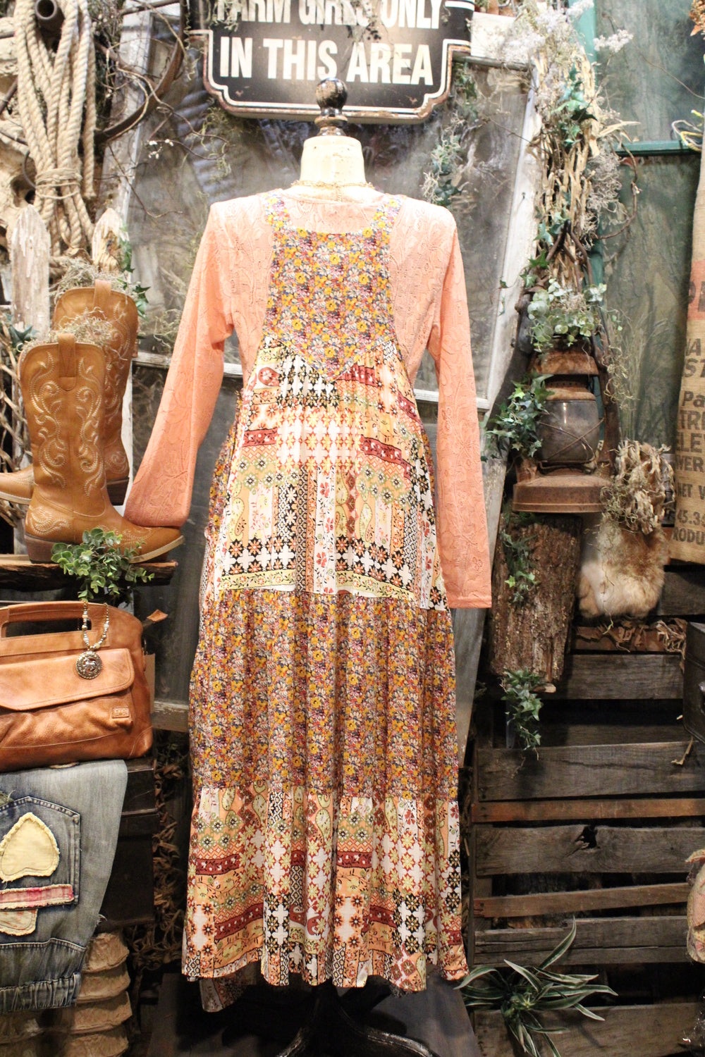 Dixie Daisy Overalll Dress