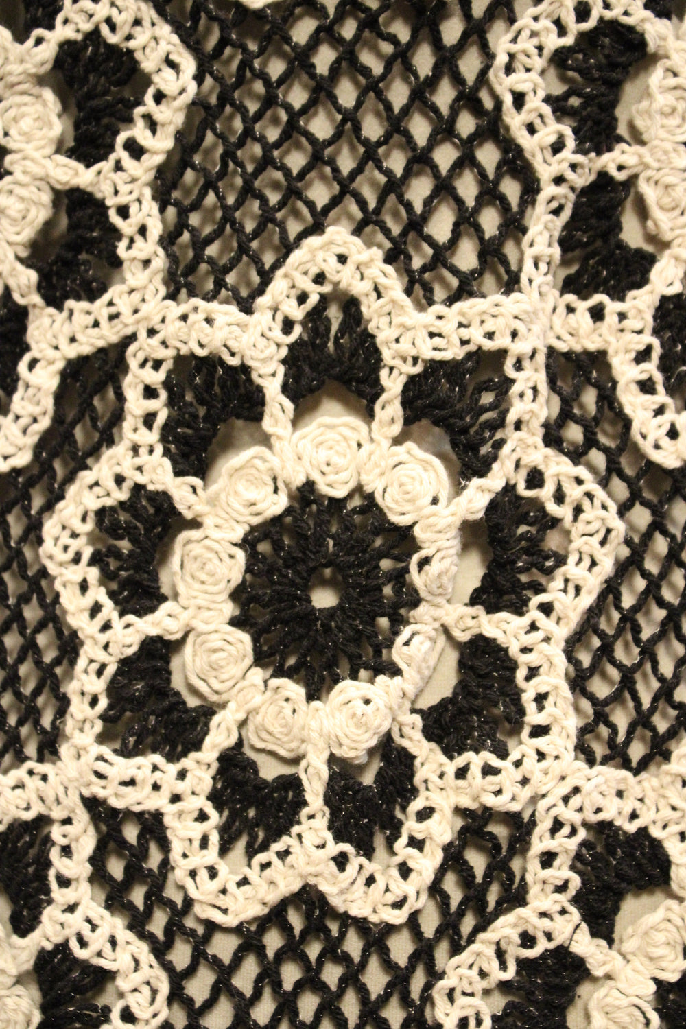 Rustic Rose Crochet Blouse