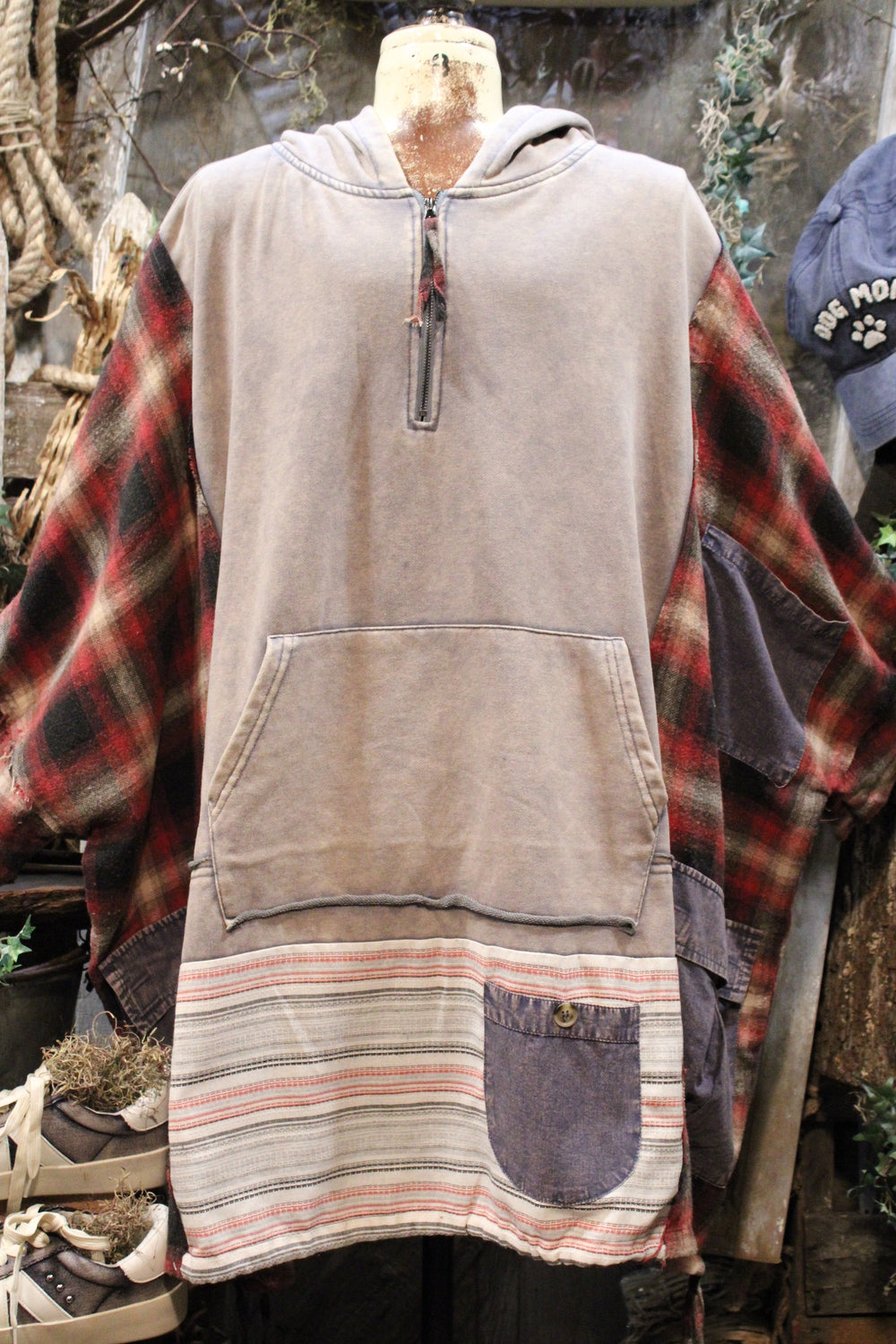 Zipped & Ripped Hoodie