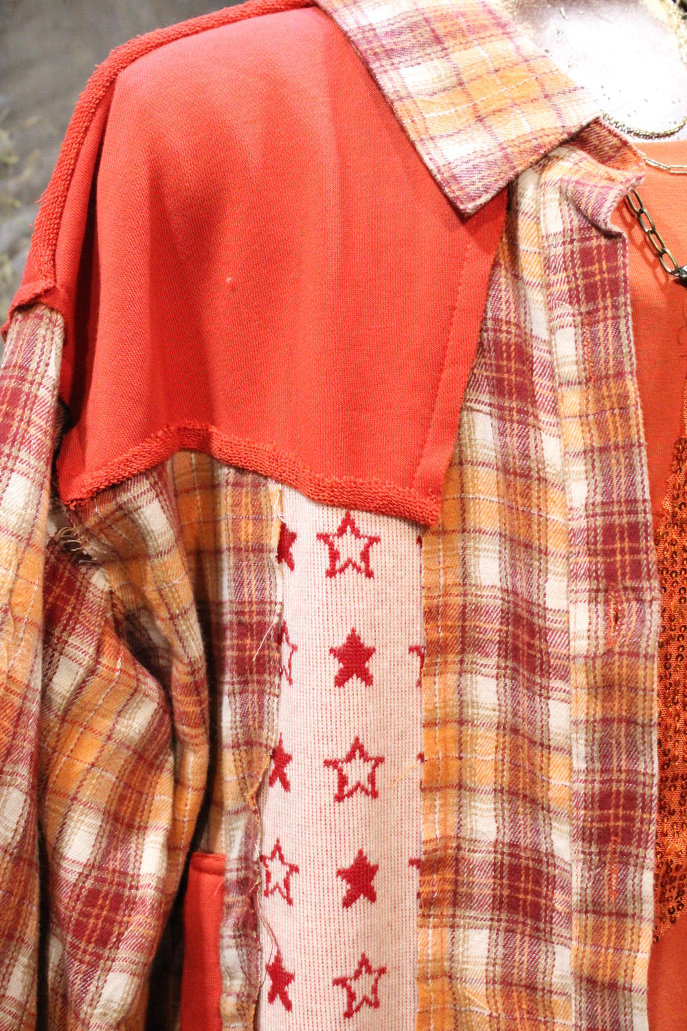 Golden Hour Grit Plaid Shirt