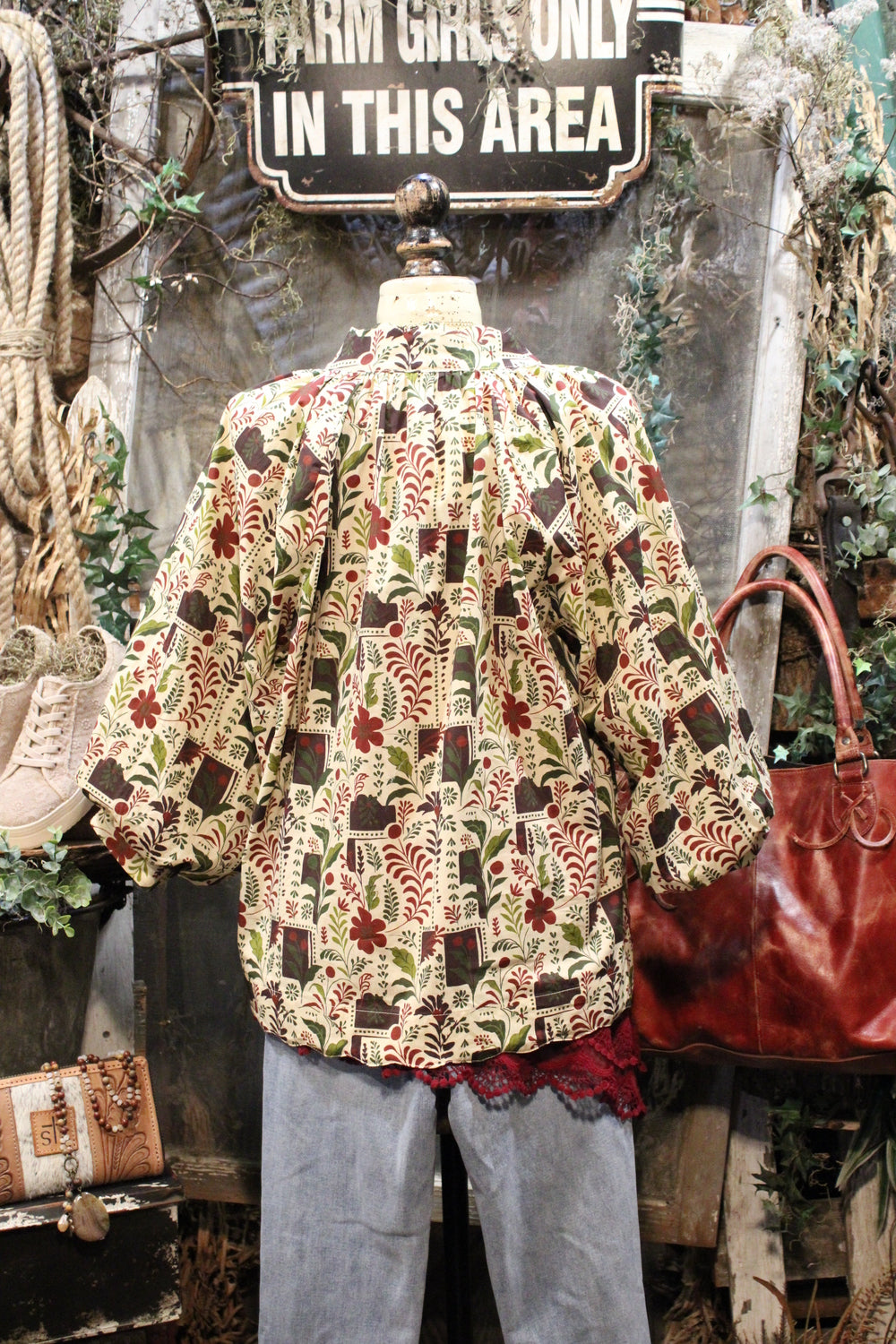 Fern Berry Blouse