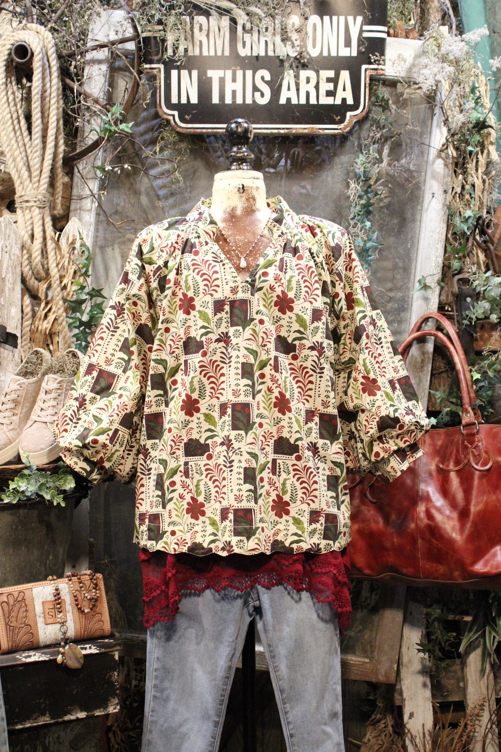 Fern Berry Blouse