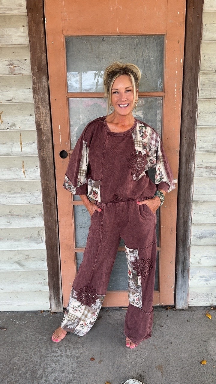 Journey Burgundy Pants