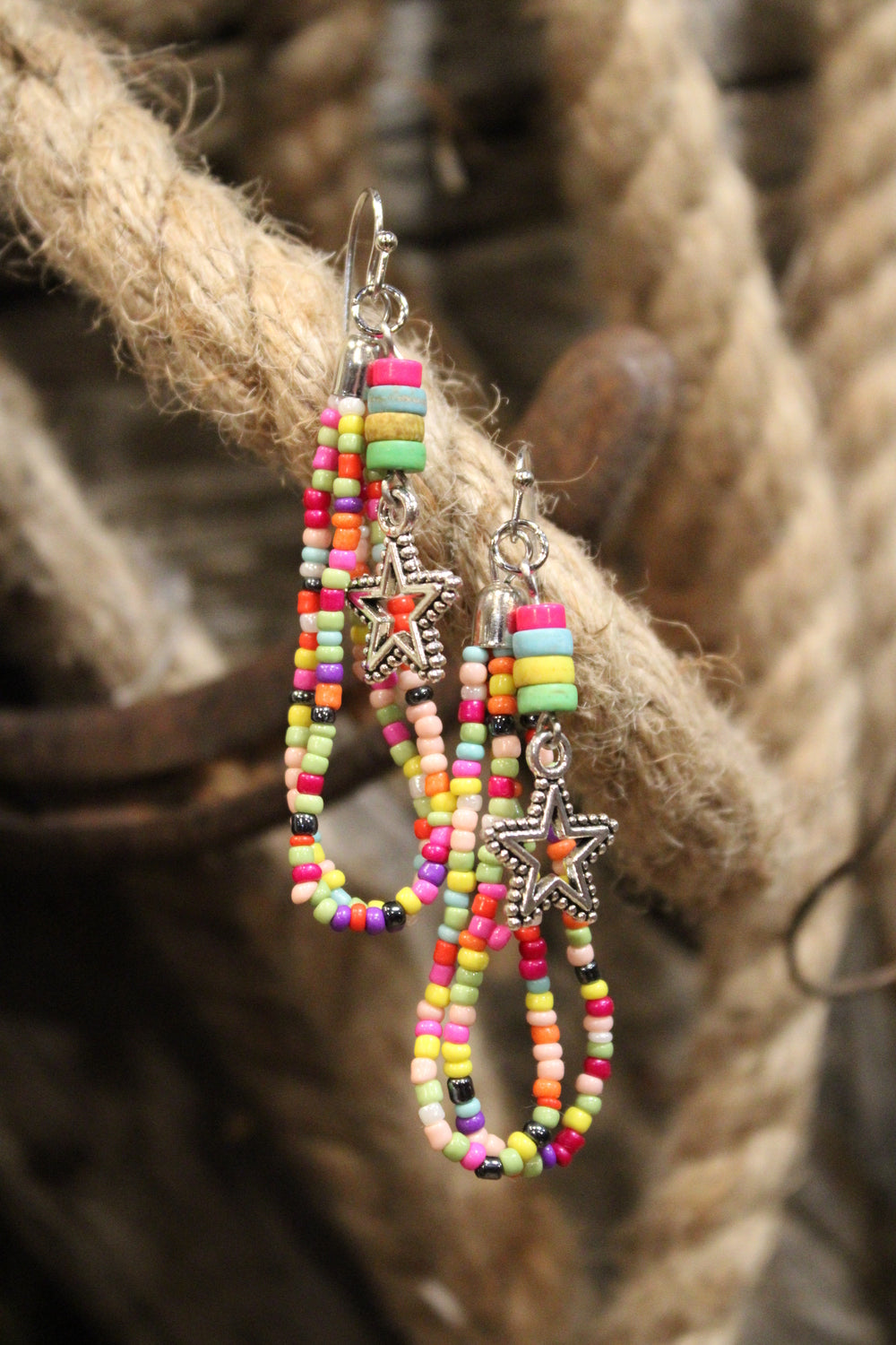 Pastel Star Earrings