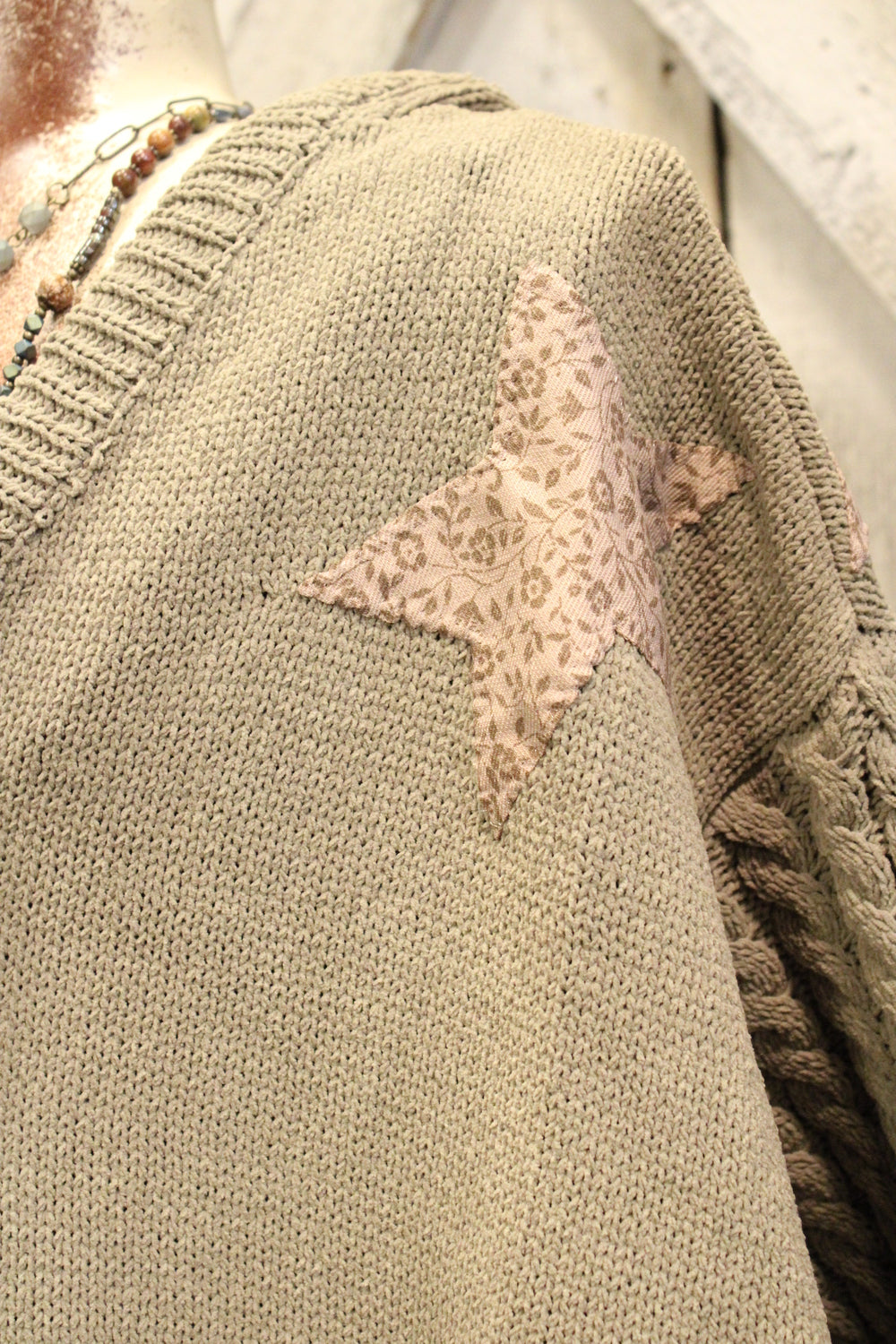 Twilight Tavern Olive Hooded Sweater