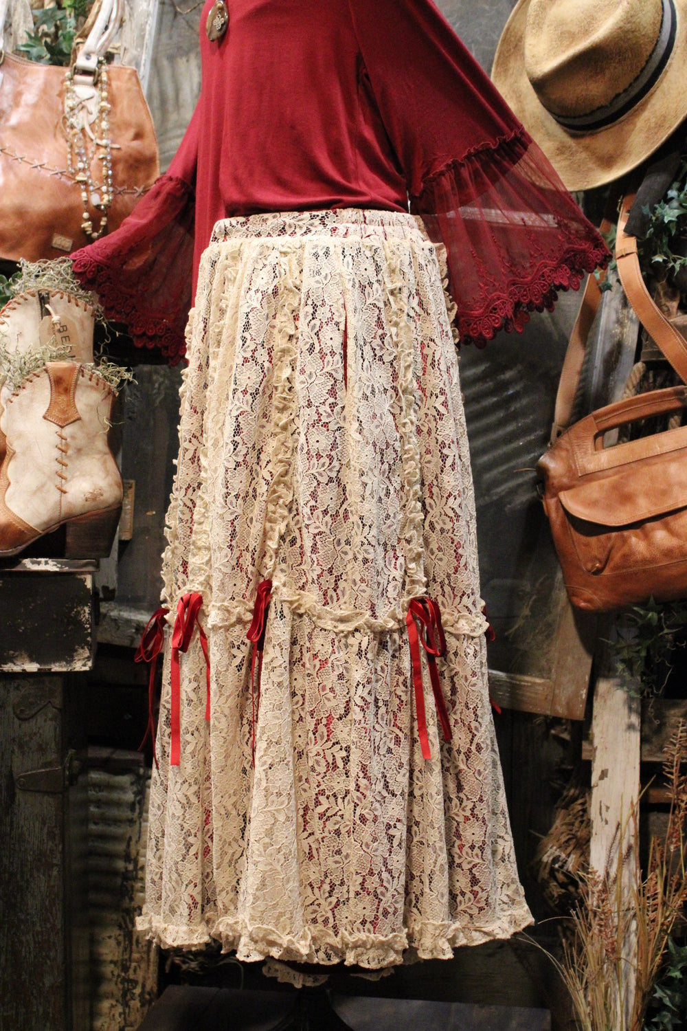 Fallen Frails Lace Skirt