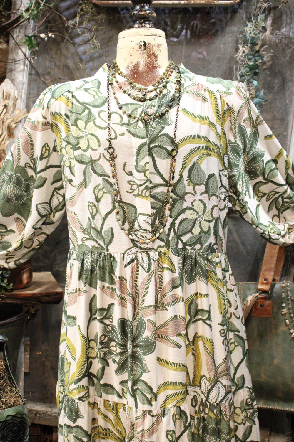 Evergreen Embers Dress